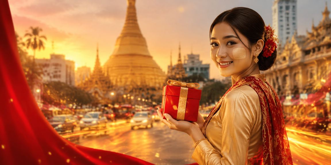 ရန်ကုန် ရှုခင်း နဲ့ ပႆနေးရွှေကုလား Bonus Red Envelope